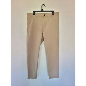 Banana Republic‎ Mens 36x30 Beige Slim Fit Lightweight Dress Pants #14
